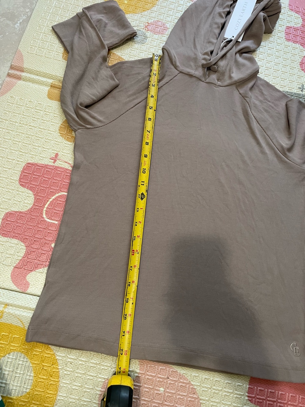Cozy Earth- Women’s Bamboo Rib Knit Hoodie. - Picture 7 of 8